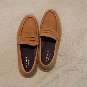 Cole Haan Men's Brown Slip-On Loafers